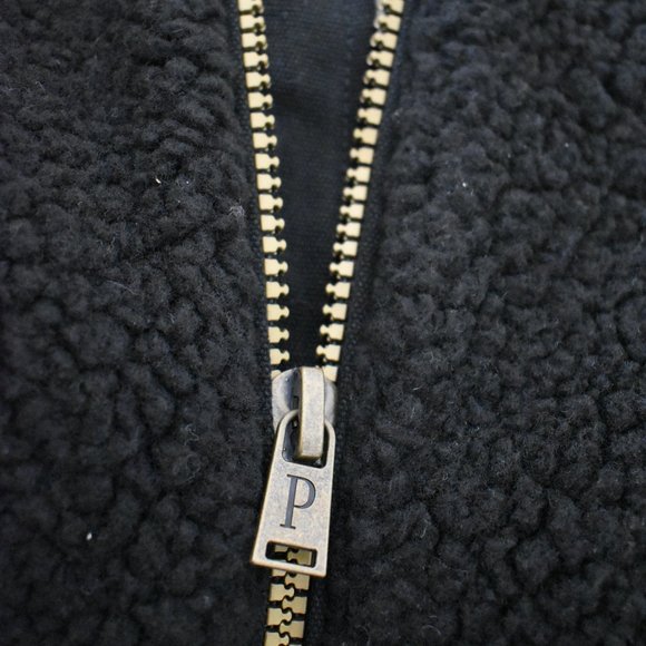 NWT Pendleton River Rock Sherpa Fleece Jacket L Black - Picture 4 of 15